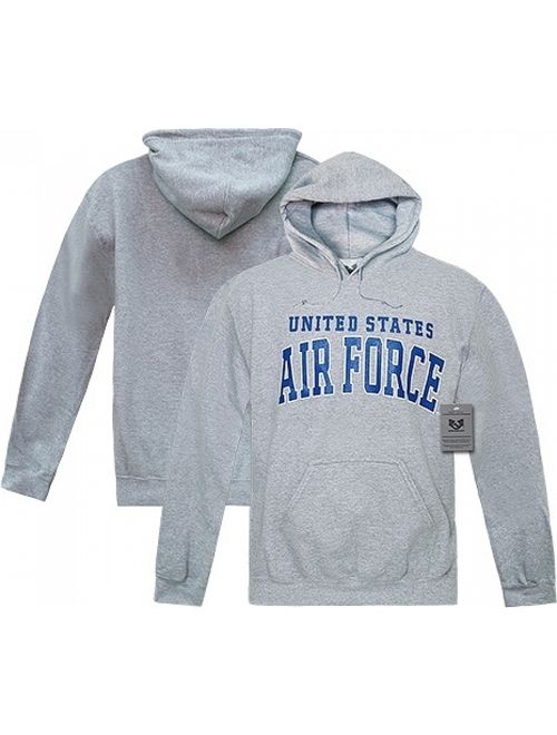 Rapid Dominance S46-AIR-HGR-01 Pullover Hoodies, Air Force, Heather Grey, Small