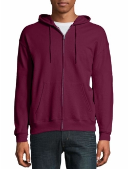 Men's Ecosmart Fleece Zip Pullover Hoodie with Front Pocket