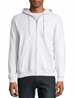 Men's Ecosmart Fleece Zip Pullover Hoodie with Front Pocket