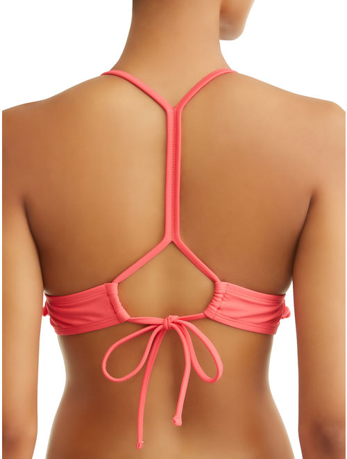 Time and Tru Women's Flamengo Dancer Molded Bikini Swimsuit Top
