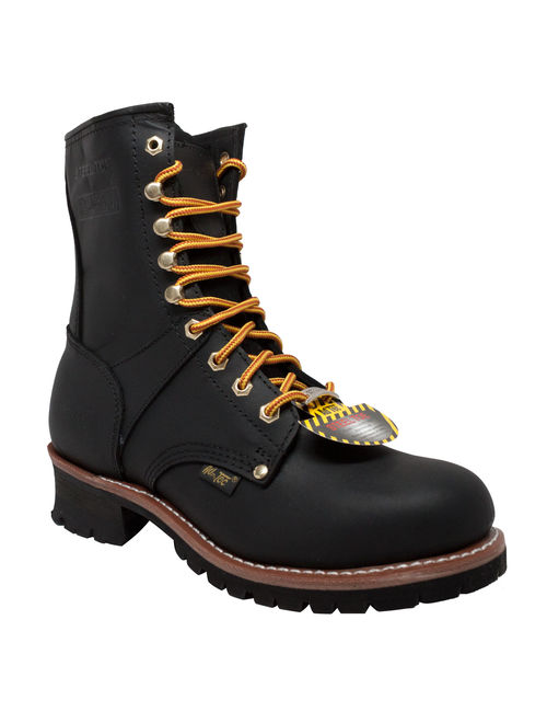 AdTec Men's 1428 9" Steel Toe Logger Boot