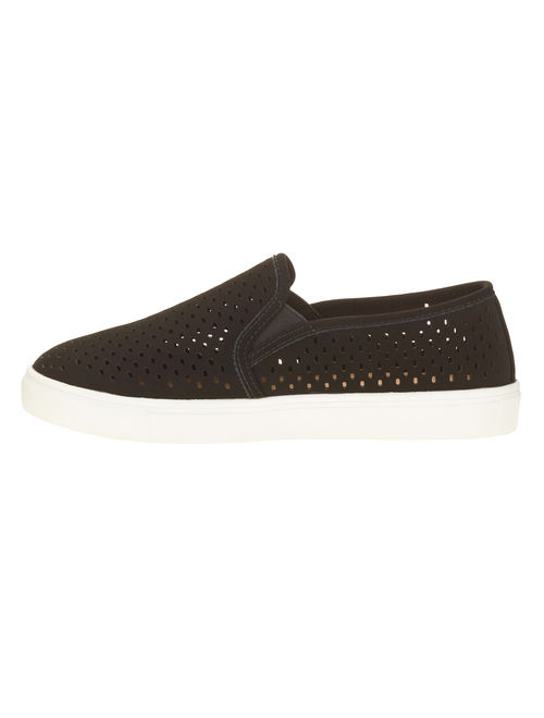 Women's Time And Tru Perferated Twin Gore Slip On