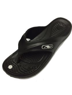 0121 Men's Rubber Sandal Slipper Comfortable Shower Beach Shoe Slip On Flip Flop