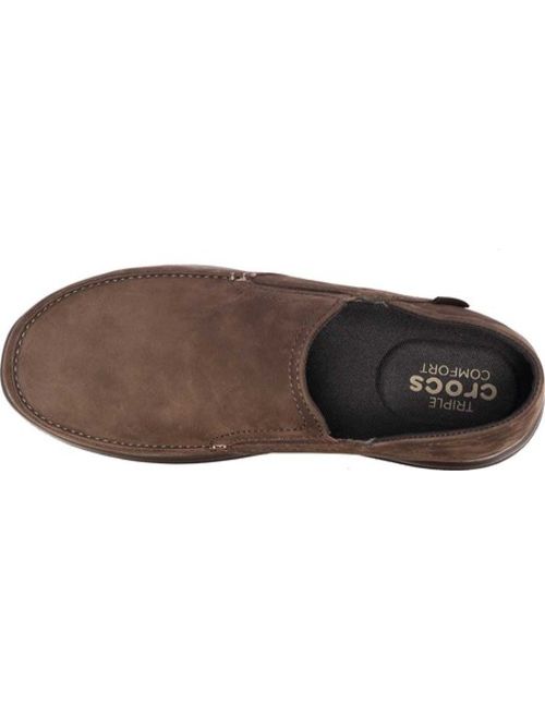 Crocs Men's Santa Cruz Convertible leather Slip On loafer