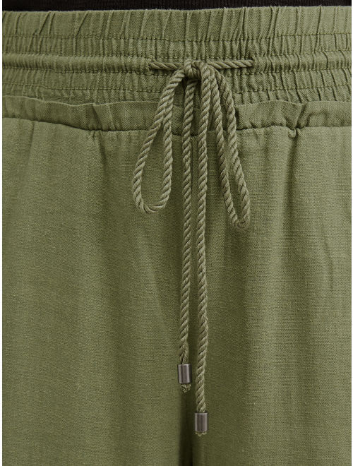 Time and Tru Women's Linen Pant