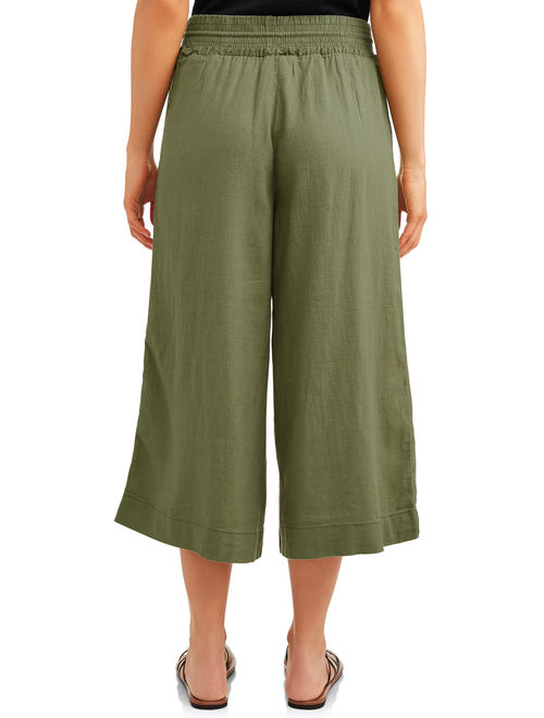 Time and Tru Women's Linen Pant