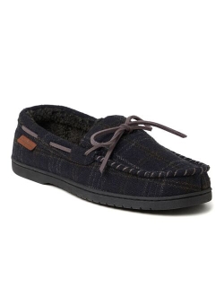 Mens Moc w Whipstitch & Tie Slippers