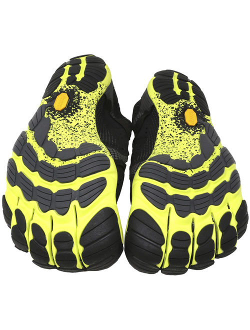 Saucony Vibram Five Fingers Men's V-Run Black / Yellow Ankle-High Running Shoe - 9.5M