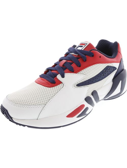 Fila Mindblower Athletic Style Fashion Sneaker - 10M - Fire Red / White / Navy