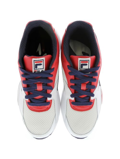 Fila Mindblower Athletic Style Fashion Sneaker - 10M - Fire Red / White / Navy