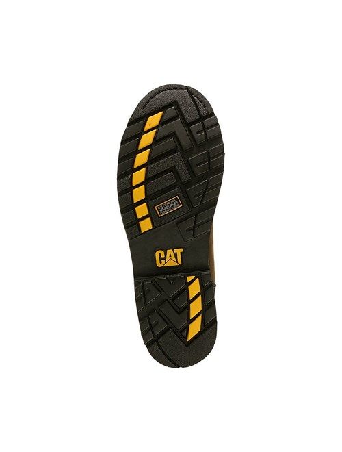 Caterpillar CAT Footwear Tracklayer 8 Inch Steel Toe - Dark Brown 8.5(M) Tracklayer 8 Inch Waterproof Steel Toe Mens Work Boot