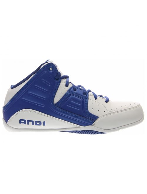 and1 rocket 4.0 mid - white - mens sneakers