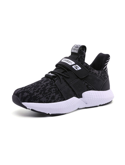 Kids Sneakers Flyknit Comfortable Lightweight Breathable Athletic Sports Shoes