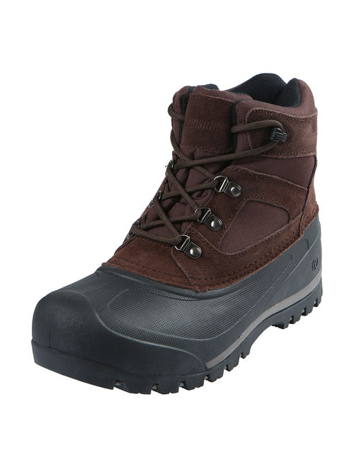 Northside Mens Tundra 200 Gram Insulated Leather Winter Snow Boot
