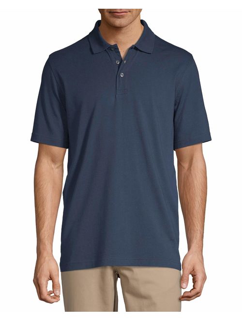 George Men's Short Sleeve Solid Polo Shirt