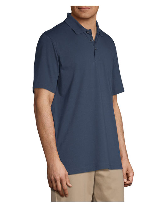 George Men's Short Sleeve Solid Polo Shirt