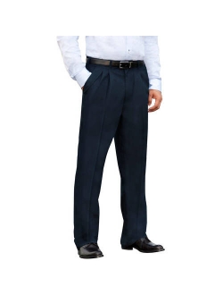 Men's Pleated Front Wrinkle Resistant Pants