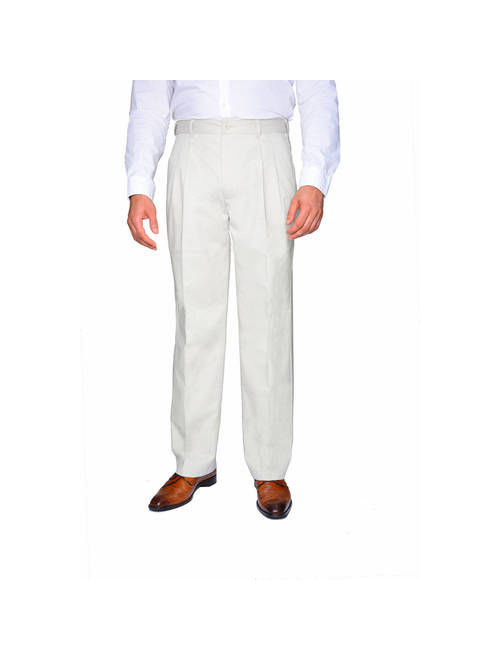 George Men's Pleated Front Wrinkle Resistant Pants