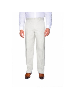 Men's Flat Front Wrinkle Resistant Pants