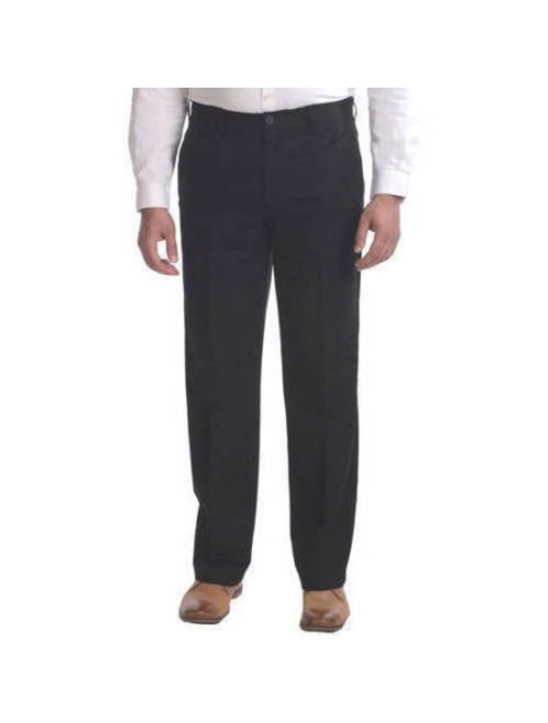 George Men's Flat Front Wrinkle Resistant Pants