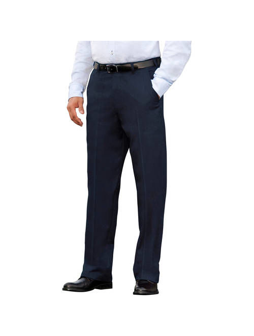 George Men's Flat Front Wrinkle Resistant Pants
