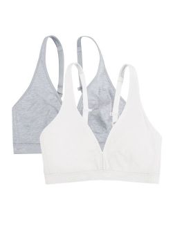 Light Lined Wirefree Bra, 2-pack