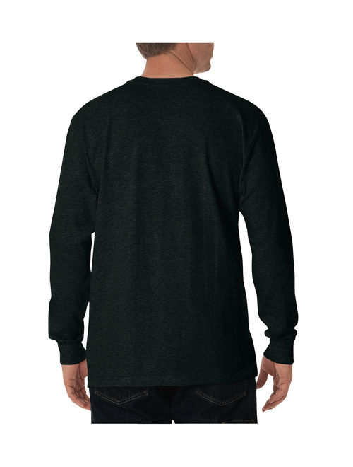 Dickies Big and Tall Men's Long Sleeve Heavyweight Crew Neck Tee