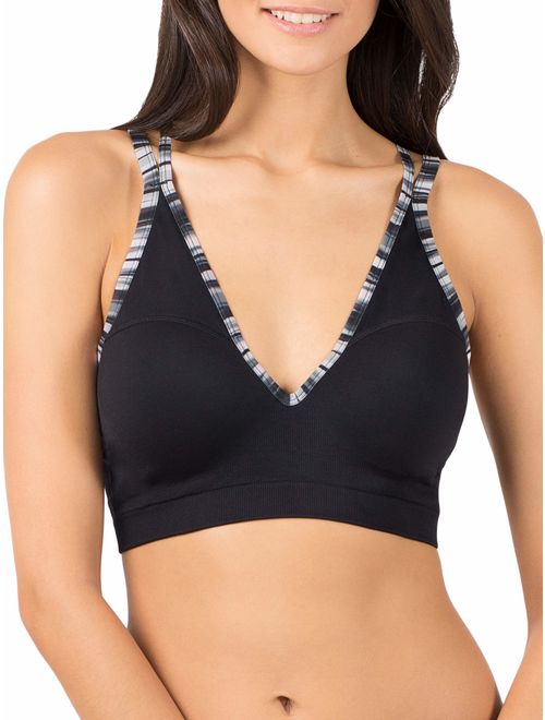 Fruit of the Loom A Fresh Collection Juniors Strappy Push-Up Sports Bra, Style FT631