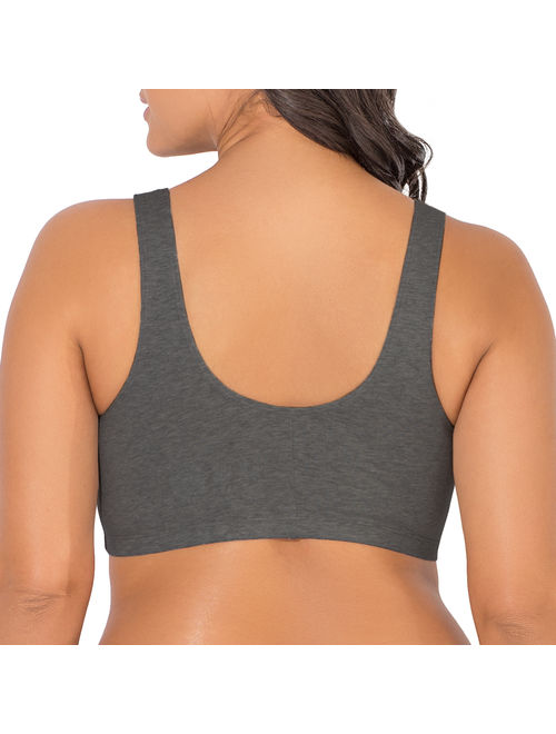 Fruit of the Loom Womens Comfort Front Close Sport Bra, Style 96014