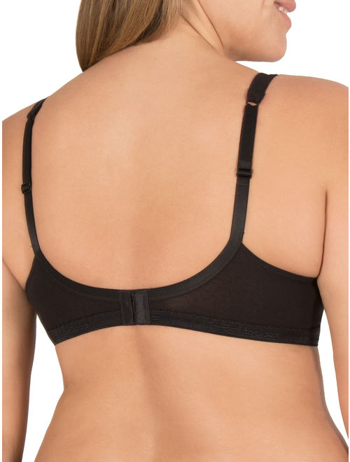 Fruit of the Loom Womens Cotton Stretch Extreme Comfort Underwire Bra, Style 9292