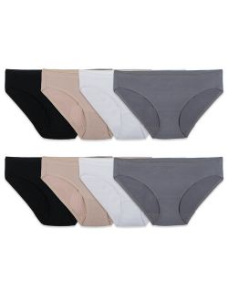 Women's Breathable Micro-Mesh Bikini Underwear, 8 Pack