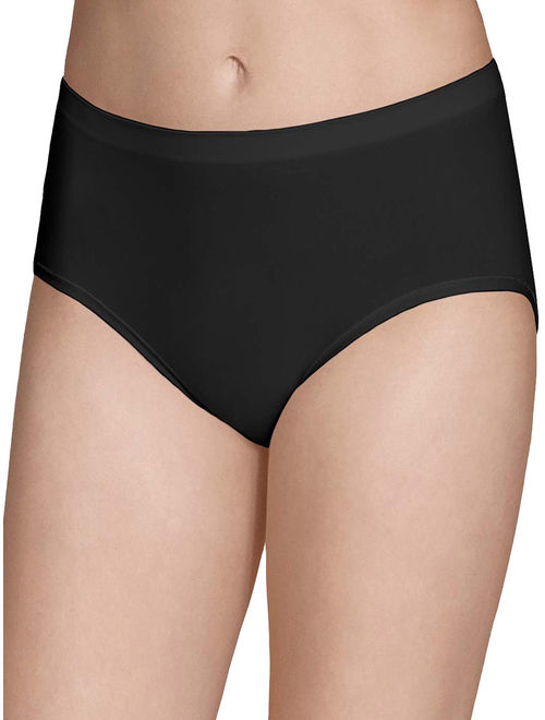 Fruit of the Loom Women's Seamless Low-Rise Brief, 6 Pack