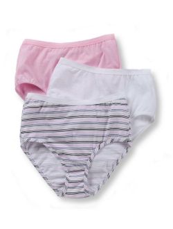 3DBRIAS Cotton Brief Panties - 3 Pack