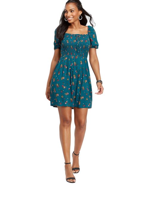 Maurices Floral Smocked Top Dress