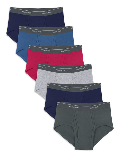 Fruit of the Loom Men's Dual Defense Assorted Fashion Briefs, 6 Pack