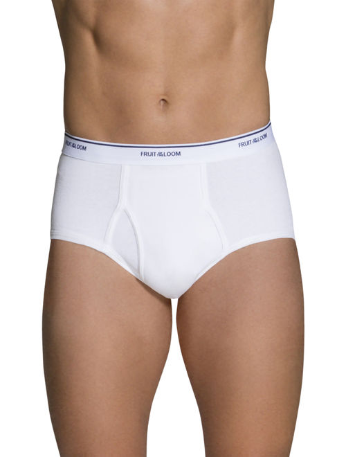 Fruit of the Loom Men's Dual Defense Classic White Briefs, 15 Pack
