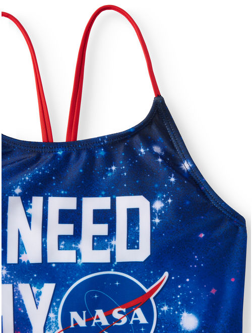 I Need My Space One-Piece Swimsuit (Little Girls & Big Girls)