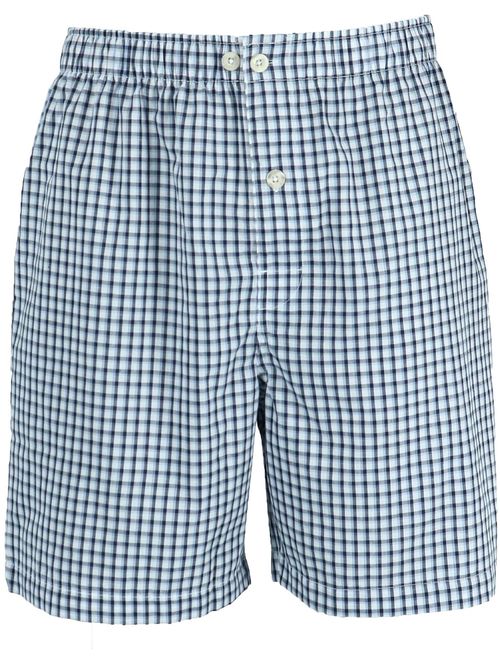 Fruit of the Loom Men's Short Sleeve, Knee-Length Pant Print Pajama Set