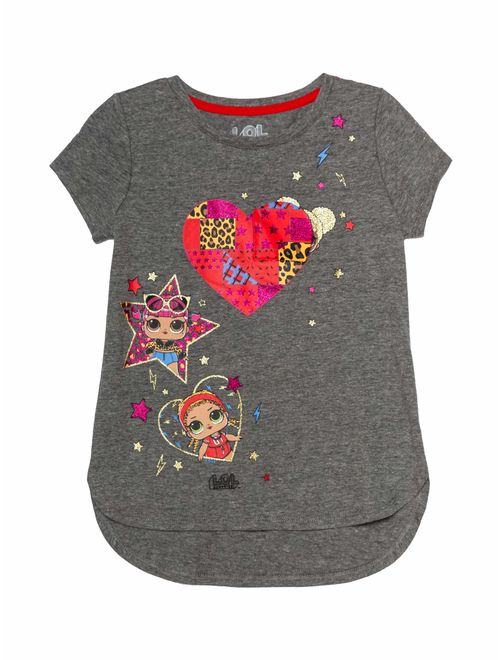 MGA L.O.L. Surprise! Flip Heart Graphic T-Shirt (Little Girls & Big Girls)