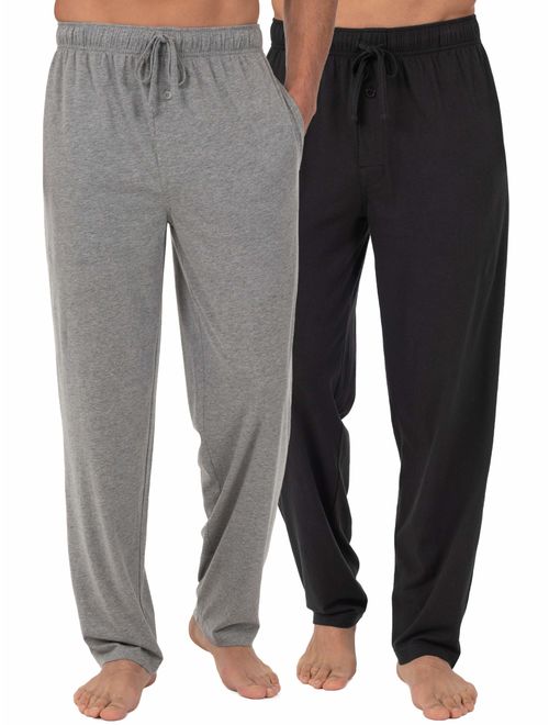 Fruit of the Loom Men's 2-pack Jersey Knit Sleep Pant