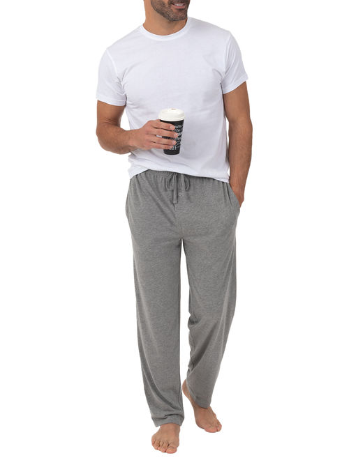 Fruit of the Loom Big and Tall Men's Jersey Knit Pajama Pant