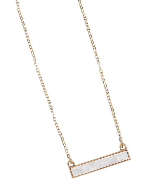 Maurices Dainty Ivory Bar Necklace