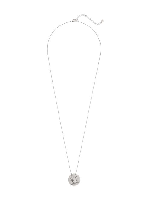Maurices Live The Life You Love Pendant Necklace
