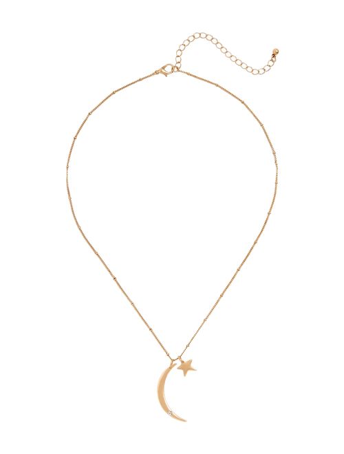 Maurices Moon And Star Pendant Necklace