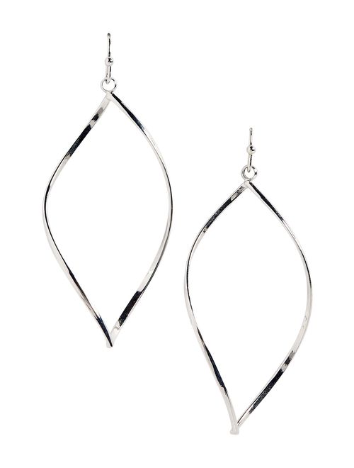 Maurices Twisted Hoop Drop Earring