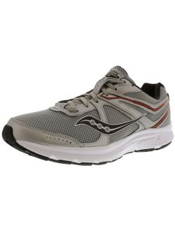 Men's Grid Cohesion 11 Silver / Orange Ankle-High Mesh Running Shoe - 10.5M