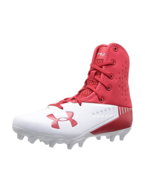 Under Armour Men's Highlight Select MC Football Shoe Red (600)/White 14