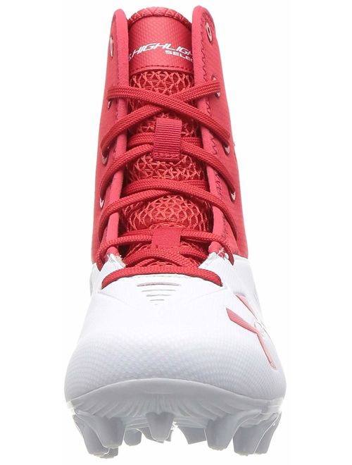 Under Armour Men's Highlight Select MC Football Shoe Red (600)/White 14