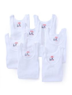 7990W7 Premium Cotton White A-Shirts - 7 Pack