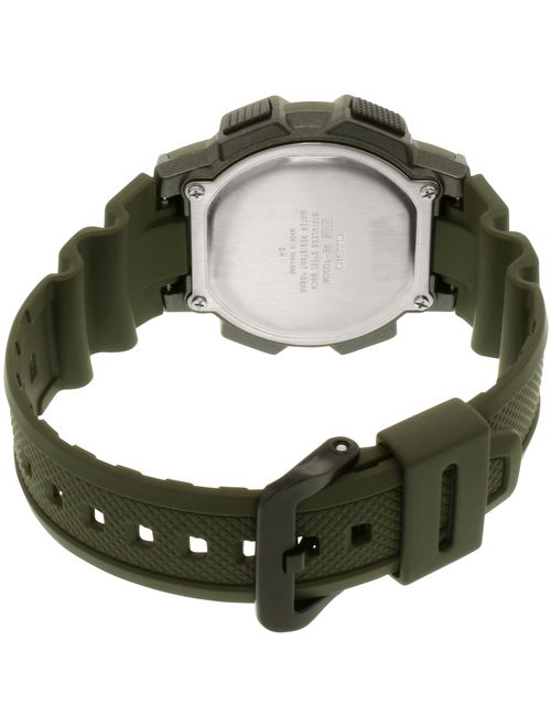 Casio Men's World Time Watch, Green, AE1000W-3AVCF